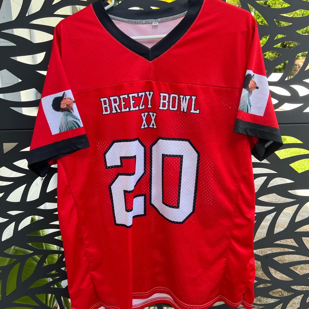 Chris Brown Breezy Bowl Custom Jersey